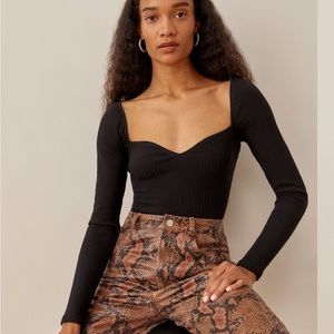 Reformation October Knit Top